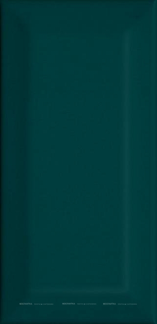 Керамическая плитка Kerama Marazzi Плитка Клемансо зелёный тёмный грань 7,4х15