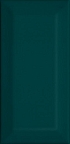 Керамическая плитка Kerama Marazzi Плитка Клемансо зелёный тёмный грань 7,4х15 