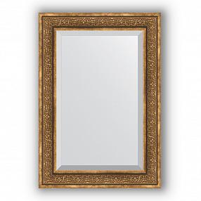 Зеркало в багетной раме Evoform Exclusive BY 3448 69 x 99 см, вензель бронзовый