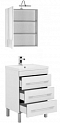 Комплект мебели для ванной Aquanet Верона 58 белый 3 ящика - 3 изображение