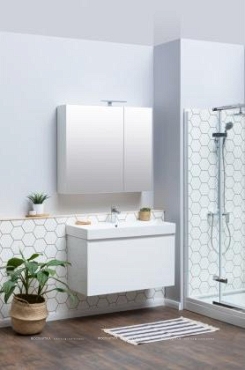Комплект мебели для ванной Aquanet Йорк 100 белый - 7 изображение