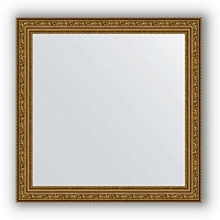 Зеркало в багетной раме Evoform Definite BY 3135 64 x 64 см, виньетка состаренное золото