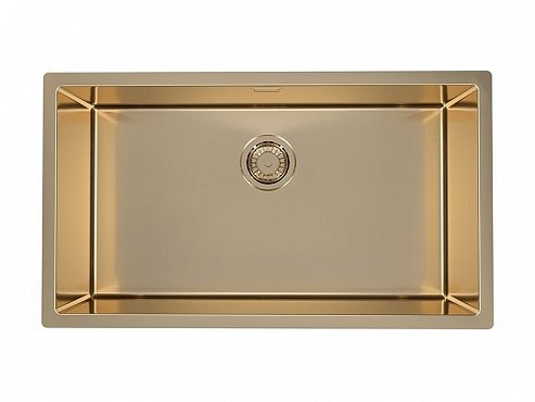 Кухонная мойка Alveus Monarch Quadrix 60 1117479 бронза в комплекте с выпуском без сифона
