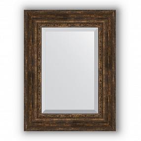 Зеркало в багетной раме Evoform Exclusive BY 3404 62 x 82 см, состаренное дерево с орнаментом