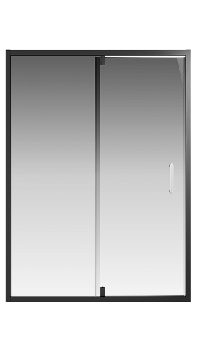 Душевая дверь Creto Astra 140х195 см 121-WTW-140-C-B-6 профиль черный, стекло прозрачное
