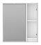 Зеркальный шкаф Brevita Balaton 75 см BAL-04075-01-П правый, с подсветкой, белый - изображение 3