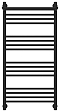 Полотенцесушитель водяной Сунержа Богема 1П 100х50 см 31-0223-1050 матовый черный - изображение 2