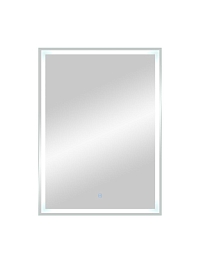 Зеркальный шкаф Art&Max Techno 60 см AM-Tec-600-800-1D-L-DS-F с подсветкой, белый