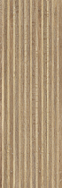 Керамическая плитка Meissen Плитка Japandi коричневый рельеф 25x75 