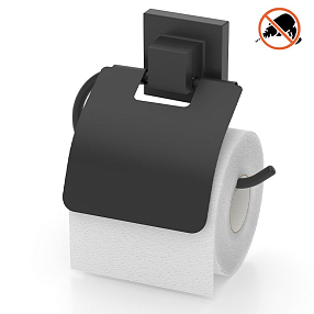 Держатель туалетной бумаги Tekno-Tel EasyFIX черный, EF238B