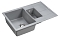 Мойка кухонная Paulmark Feste PM237850-GRM серый металлик - изображение 2