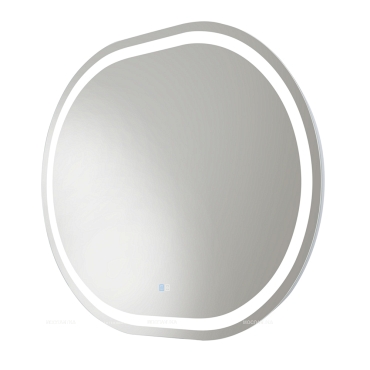 Зеркало Cezares Giubileo 120 см CZR-SPC-GIUBILEO-1200-800-TCH-WARM с подсветкой, сенсорным выключателем и подогревом - 2 изображение