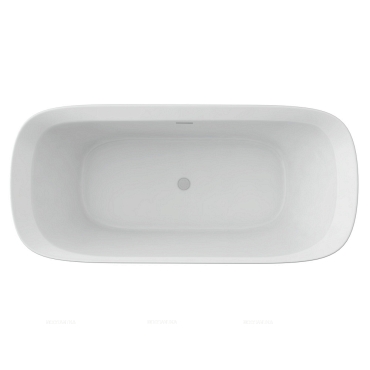 Акриловая ванна 170х78 см Black&White Swan SB335 глянцевая белая - 2 изображение