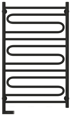 Полотенцесушитель электрический Сунержа Элегия 2.0 100х60 см 31-5218-1060 матовый черный - 2 изображение