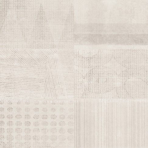 Керамогранит Shevron декорированный бежевый 42х42