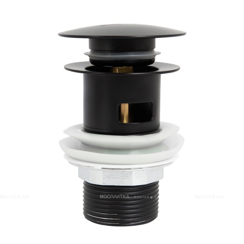 Донный клапан BelBagno BB-SAT-NERO для раковины, чёрный матовый - изображение 2