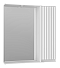 Зеркальный шкаф Brevita Balaton 75 см BAL-04075-01-П правый, с подсветкой, белый 