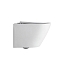 Комплект подвесной безободковый унитаз Vincea One VT1-29 , цвет белый, ультратонкое soft-close сиденье + инсталляция Creto Standart 1.0 - изображение 3