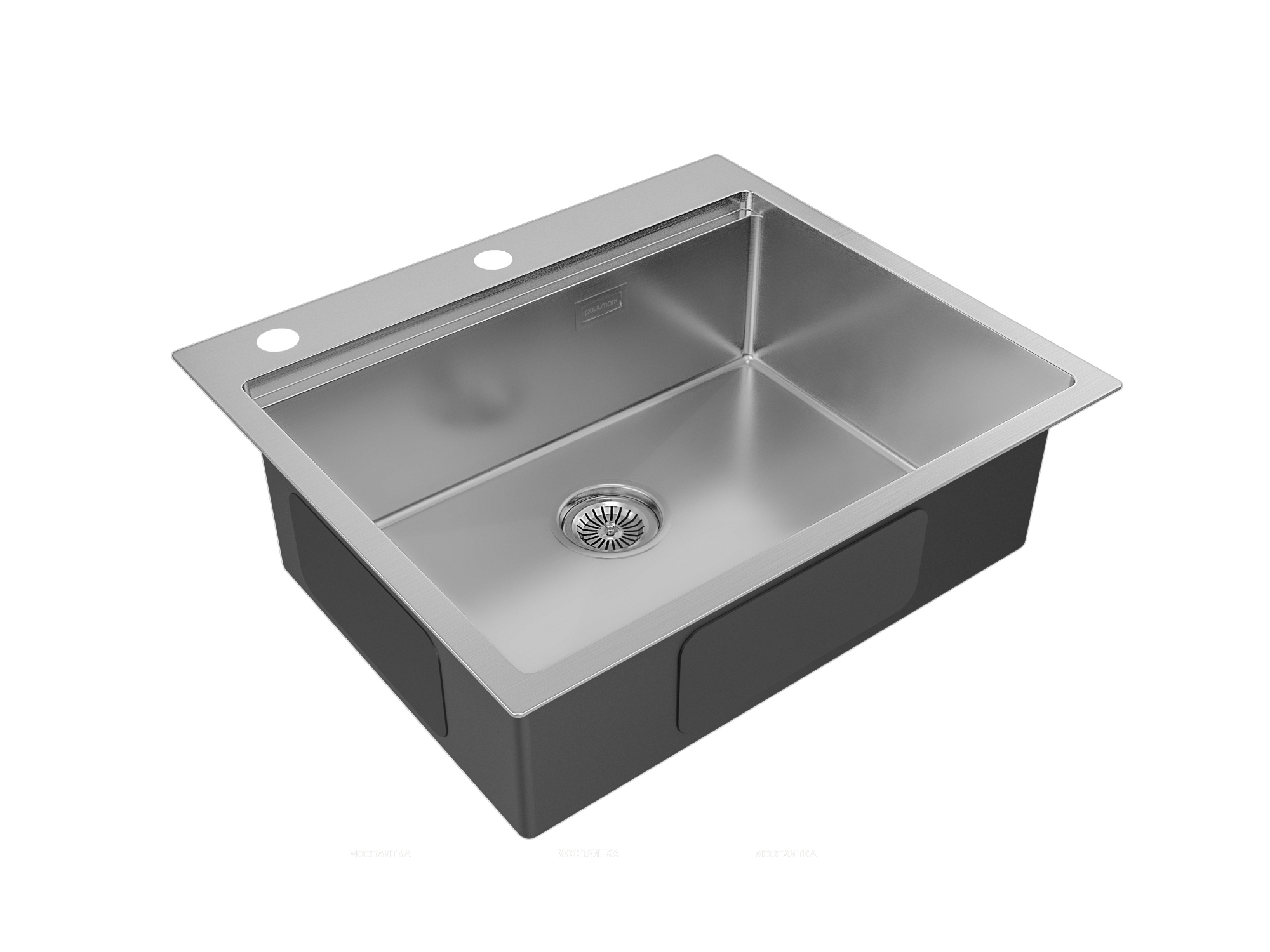 Мойка кухонная Paulmark Brim-Pro PM705951-BS брашированная сталь - изображение 2