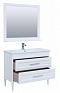 Комплект мебели для ванной Aquanet Бостон М 100 белый - 3 изображение