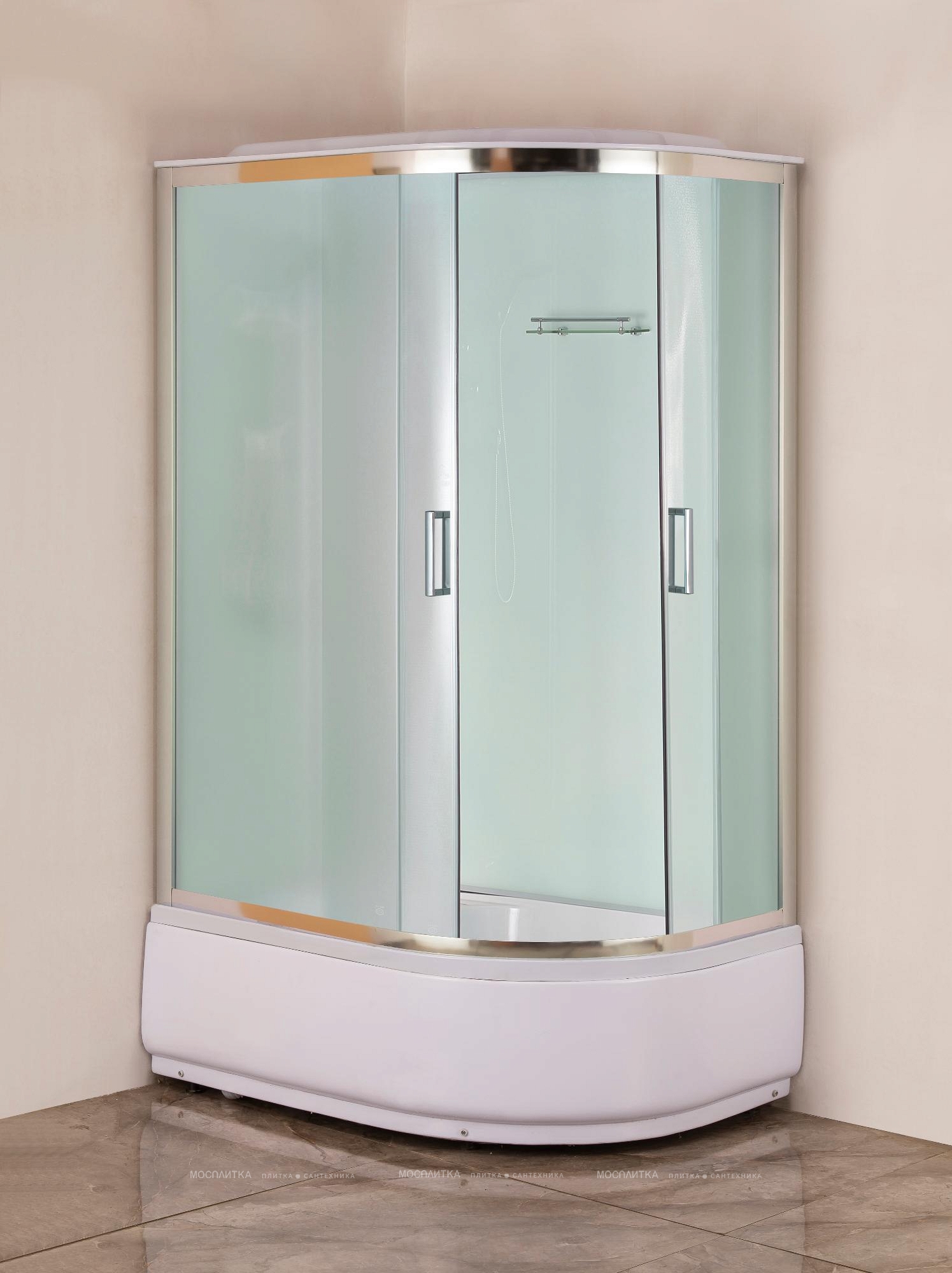 Душевая кабина Aquanet 120х80 см SС-1200Q-L прозрачное стекло - изображение 2
