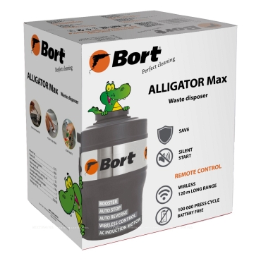 Измельчитель пищевых отходов Bort Alligator Max 93410778 - 7 изображение