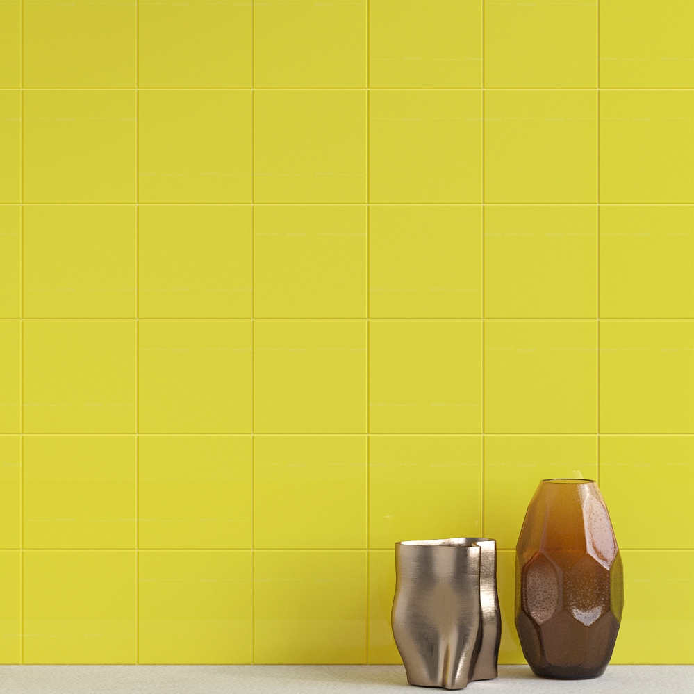 Керамическая плитка Kerama Marazzi Плитка Калейдоскоп желтый 20х20 - изображение 2