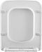 Крышка-сиденье для унитаза Allen Brau Liberty 4.33008.20 с микролифтом, белая - 4 изображение
