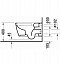 Подвесной унитаз Duravit ME by Starck Rimless 45290900A1 безободковый с сиденьем микролифт - изображение 6