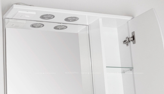 Зеркальный шкаф Style Line Амелия 65/С белый - 3 изображение