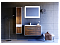 Шкаф-пенал подвесной Aqwella Malaga Mal.05.03 L/R, цвет - крафт темный - 2 изображение