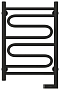 Полотенцесушитель электрический Сунержа Элегия 2.0 60х40 см 31-5219-6040 матовый черный - изображение 2