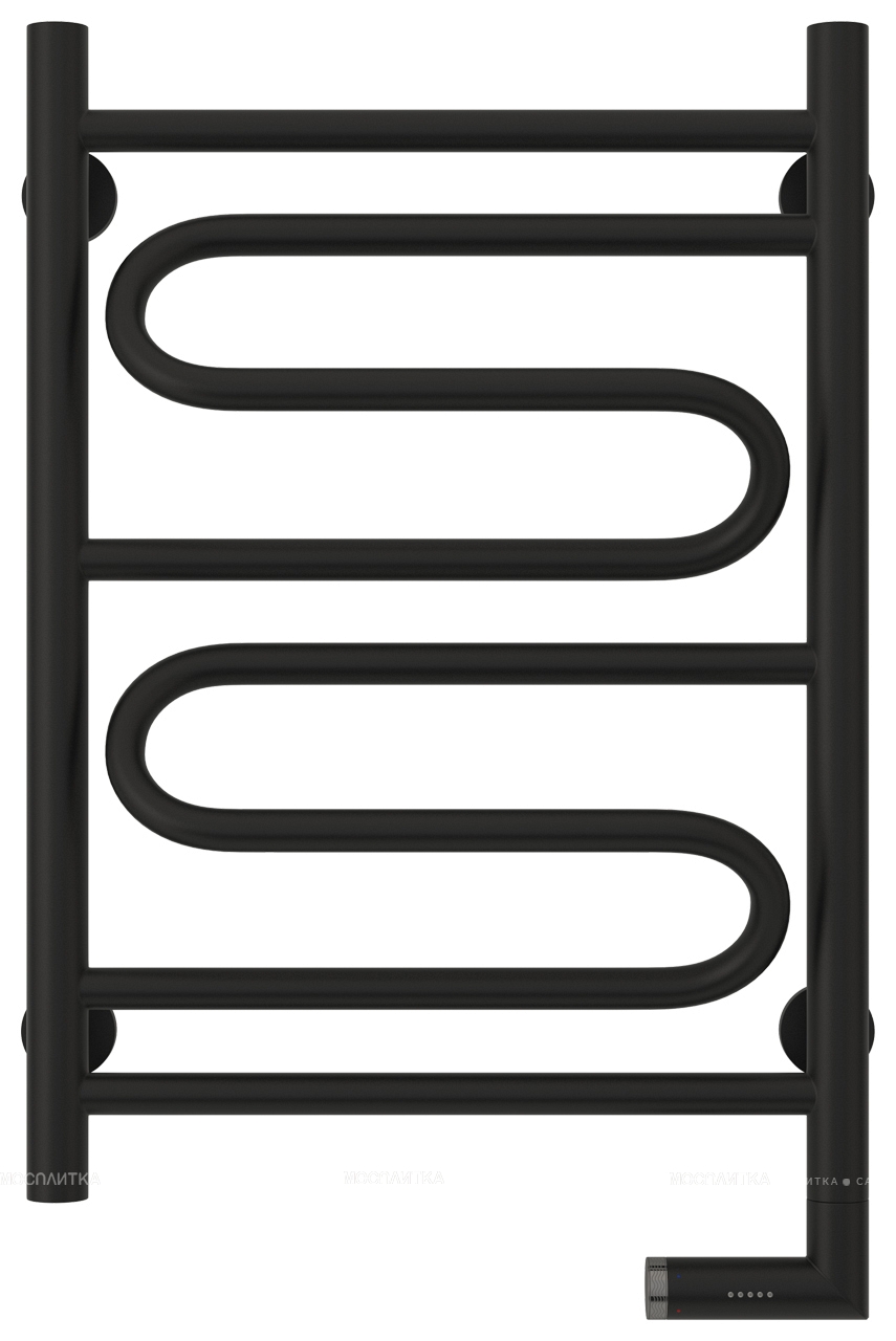 Полотенцесушитель электрический Сунержа Элегия 2.0 60х40 см 31-5219-6040 матовый черный - изображение 2