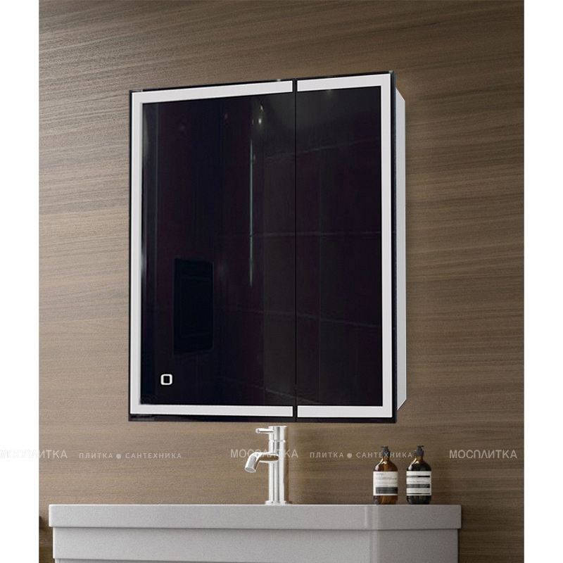 Зеркальный шкаф Azario Minio 70 см CS00075842 с подсветкой - изображение 3
