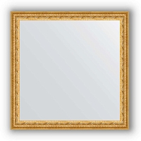 Зеркало в багетной раме Evoform Definite BY 0778 62 x 62 см, сусальное золото