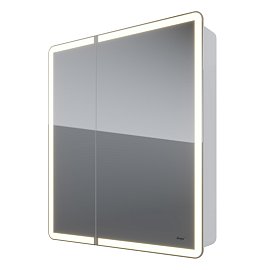 Зеркальный шкаф Dreja Point 70 см 99.9033 с подсветкой, белый
