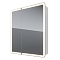 Зеркальный шкаф Dreja Point 70 см 99.9033 с подсветкой, белый - изображение 2