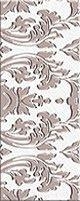 Керамическая плитка Azori Бордюр Chateau Mocca Border "Lis" 8х20,1