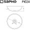 Раковина-чаша 41 см Sapho Priori PI024 серый - изображение 7