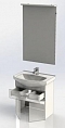 Комплект мебели для ванной Aquanet Ирис 60 1 ящик, 2 фасада - 9 изображение