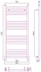 Полотенцесушитель водяной Сунержа Модус 120х50 см 051-0250-1250 состаренная латунь - изображение 3