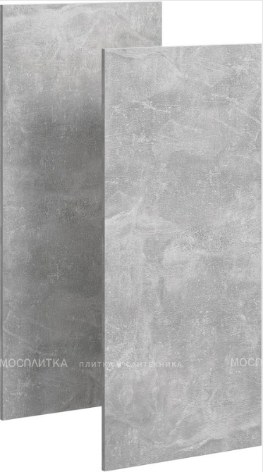 Шкаф-пенал Aqwella Mobi 36 см MOB0535BS белый, бетон светлый   - изображение 2