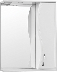 Зеркальный шкаф Style Line Эко Волна Панда Волна 60/С белый