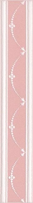 Керамическая плитка Kerama Marazzi Бордюр Выст. Catherine Palace розовый 4,2х25