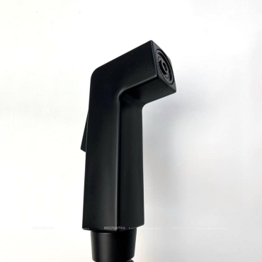 Смеситель для раковины с гигиеническим душем Paini Torre 98YO205/574 черный матовый - 3 изображение