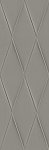 Керамическая плитка Cersanit Плитка Vegas рельеф серый 25х75