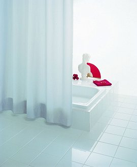 Штора для ванных комнат Ridder Uni (Т) белая