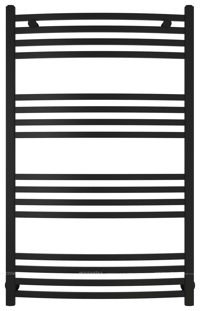 Полотенцесушитель водяной Сунержа Аркус 100х60 см 31-0251-1060 матовый черный - изображение 2