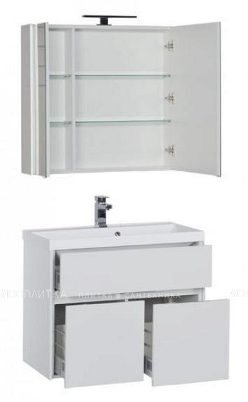 Комплект мебели для ванной Aquanet Латина 80 - изображение 4