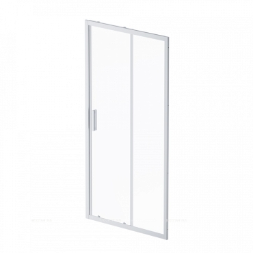 Душевая дверь Am.Pm Gem W90G-100-1-195MT 100 см,стекло прозрачное, профиль матовый хром - 7 изображение